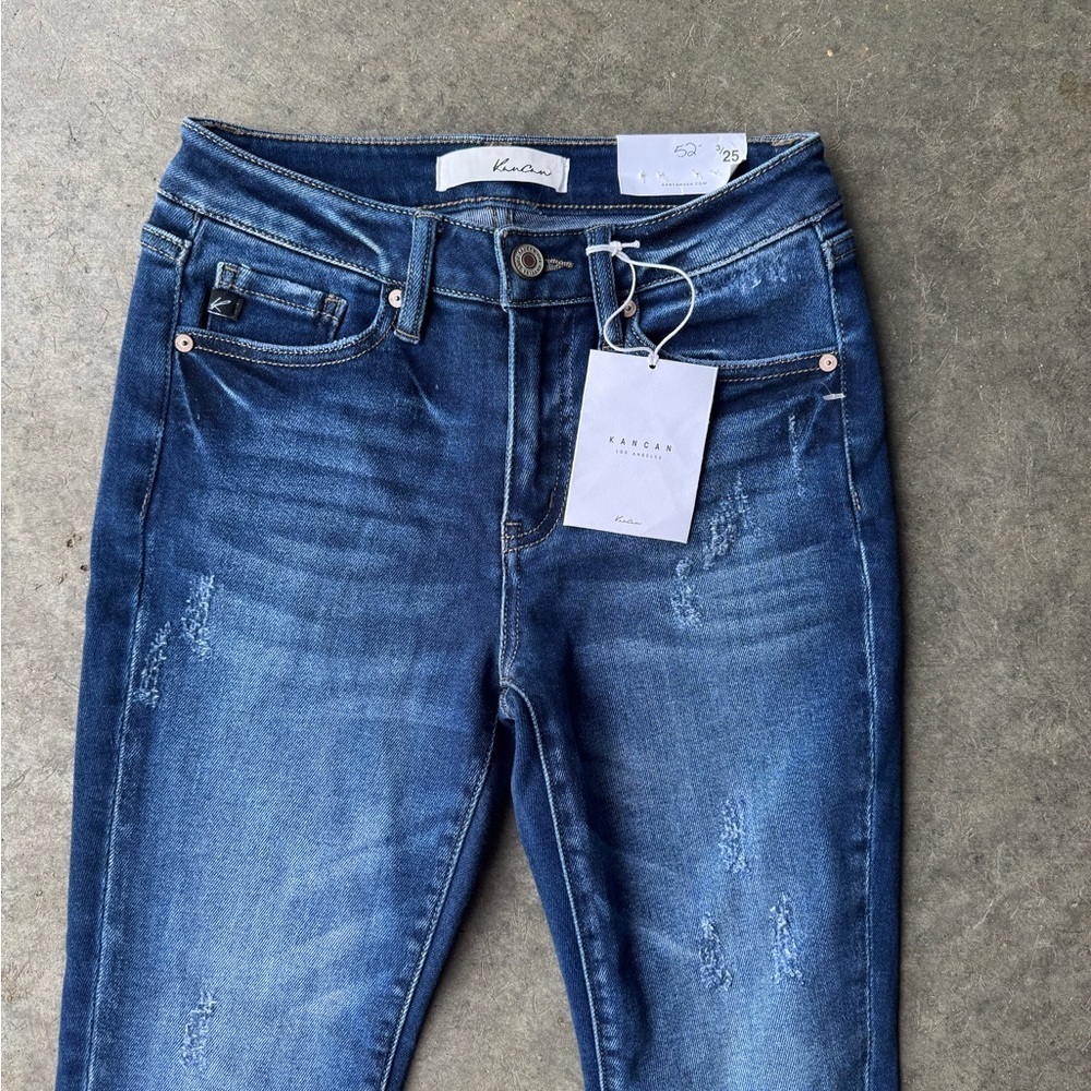 KanCan Blue Skinny Jeans size 3 - Picture 4 of 4